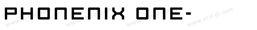 PHONENIX ONE字体转换
